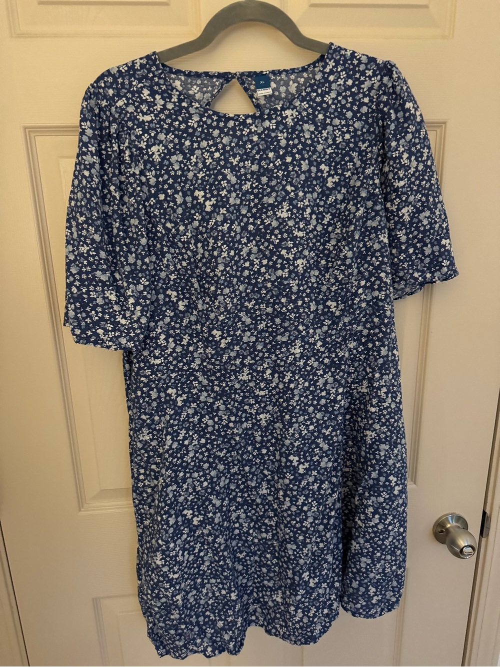Old Navy Blue Floral Mini Dress